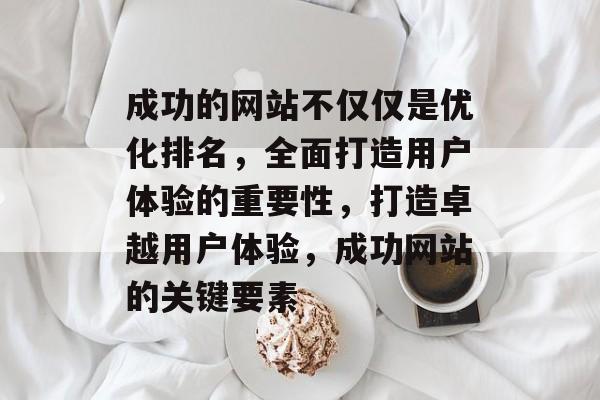 成功的网站不仅仅是优化排名，全面打造用户体验的重要性，打造卓越用户体验，成功网站的关键要素