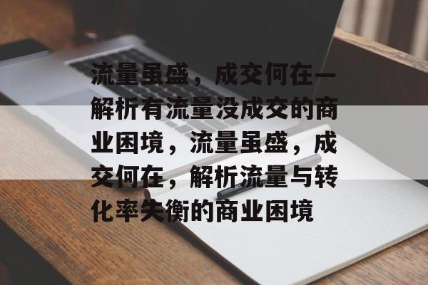 流量虽盛，成交何在—解析有流量没成交的商业困境，流量虽盛，成交何在，解析流量与转化率失衡的商业困境