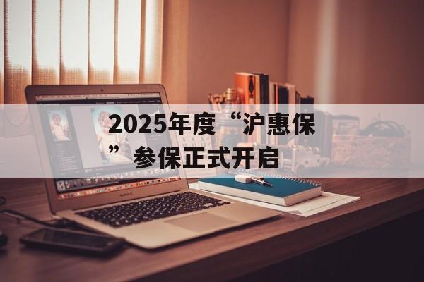 2025年度“沪惠保”参保正式开启