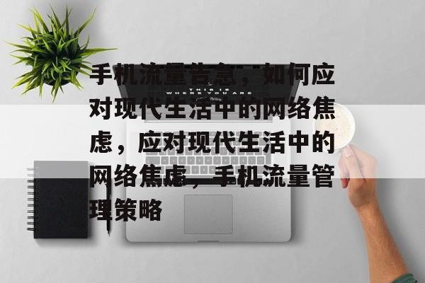 手机流量告急，如何应对现代生活中的网络焦虑，应对现代生活中的网络焦虑，手机流量管理策略