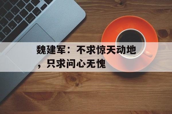 魏建军：不求惊天动地，只求问心无愧