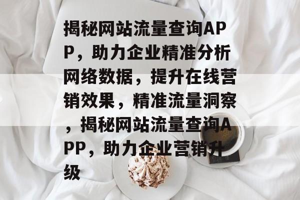 揭秘网站流量查询APP，助力企业精准分析网络数据，提升在线营销效果，精准流量洞察，揭秘网站流量查询APP，助力企业营销升级