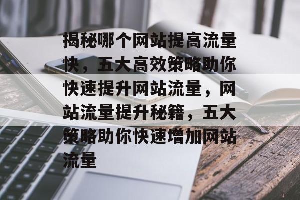 揭秘哪个网站提高流量快，五大高效策略助你快速提升网站流量，网站流量提升秘籍，五大策略助你快速增加网站流量