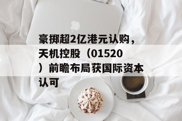 豪掷超2亿港元认购，天机控股（01520）前瞻布局获国际资本认可