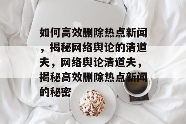 如何高效删除热点新闻，揭秘网络舆论的清道夫，网络舆论清道夫，揭秘高效删除热点新闻的秘密