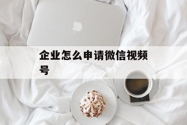 企业怎么申请微信视频号